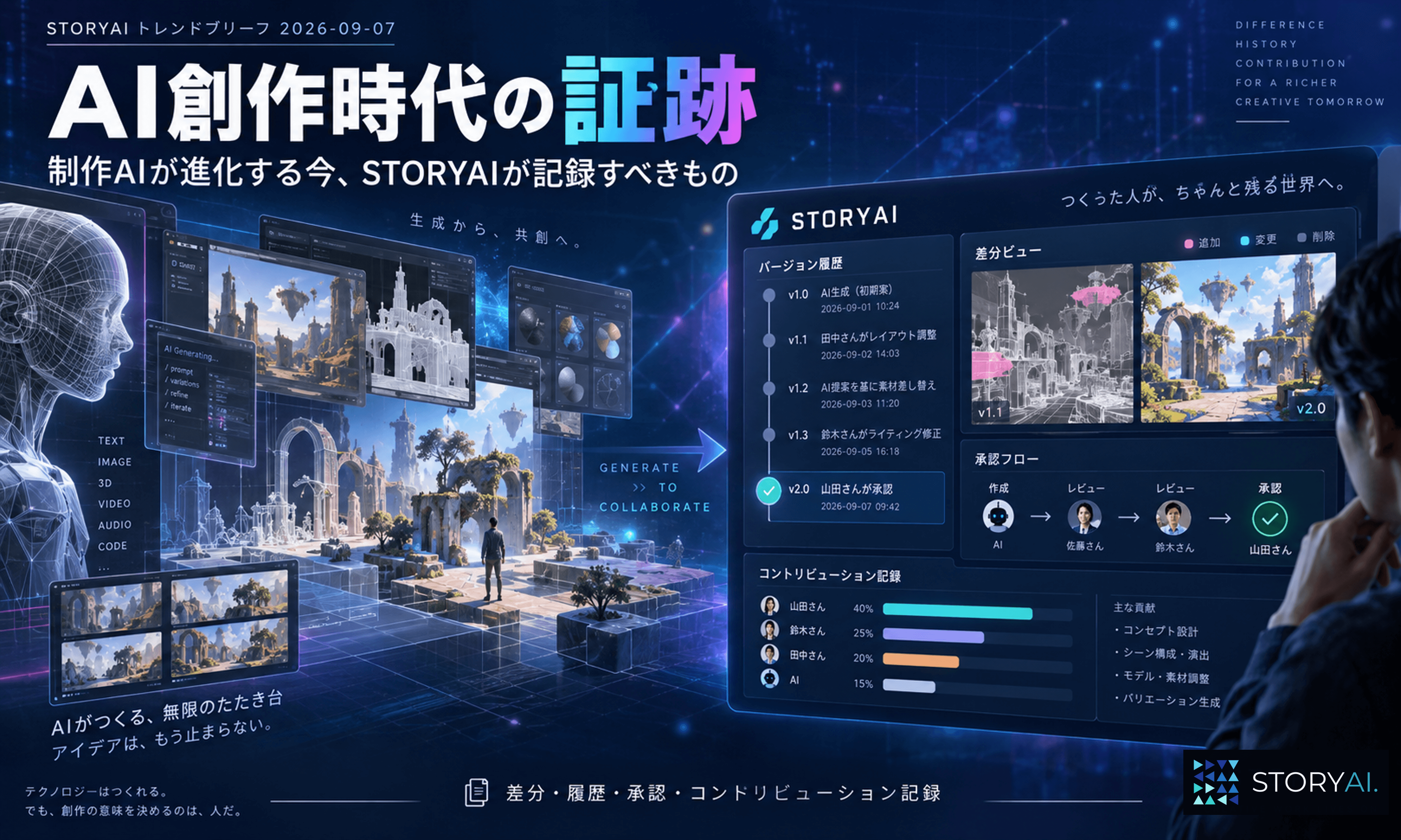 AIが制作工程に入り始めた今、STORYAIが考えるべきこと